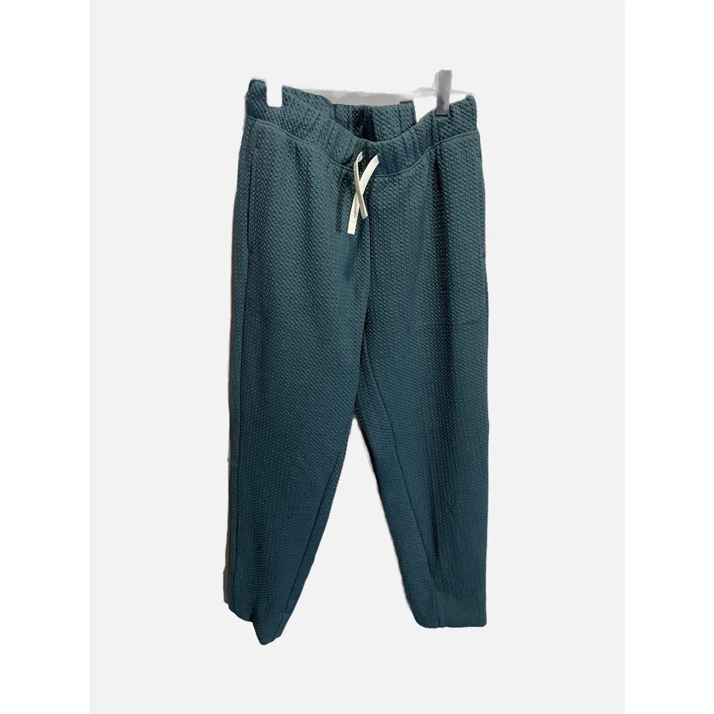All in Motion Textured Jogger Kids L 10/12 Teal Green Athletic Activewear Sporty